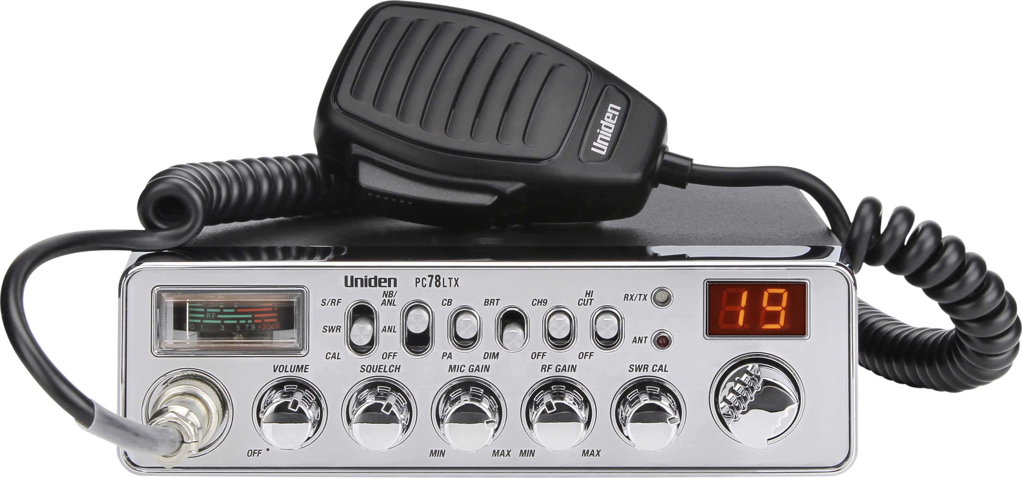 UNIDEN 40-CHANNEL CB RADIO WITH SWR METER – PC78LTX | Pana Pacific